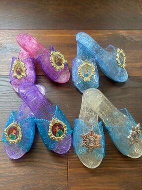 Disney Princess Play Shoes Heels Toddler Medallion Elsa Ariel Cinderella Tangled